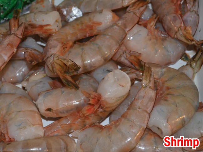 Fresh Raw Shrimp